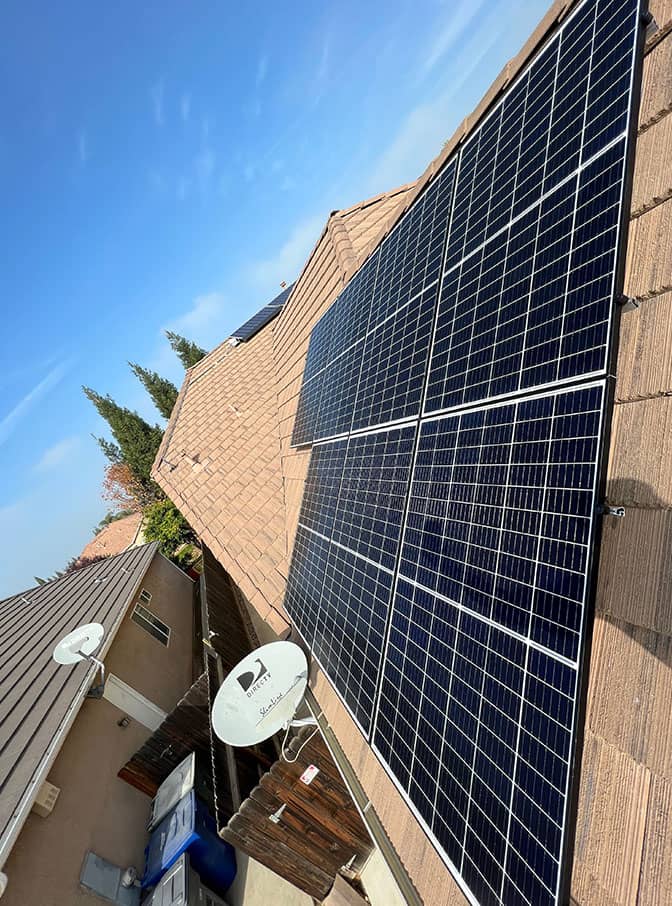 solar panel installation